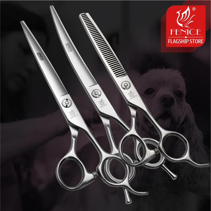 Grooming Scissors - Fenice 6.5/7.0/7.5/8.0 Pet Grooming Scissors Set