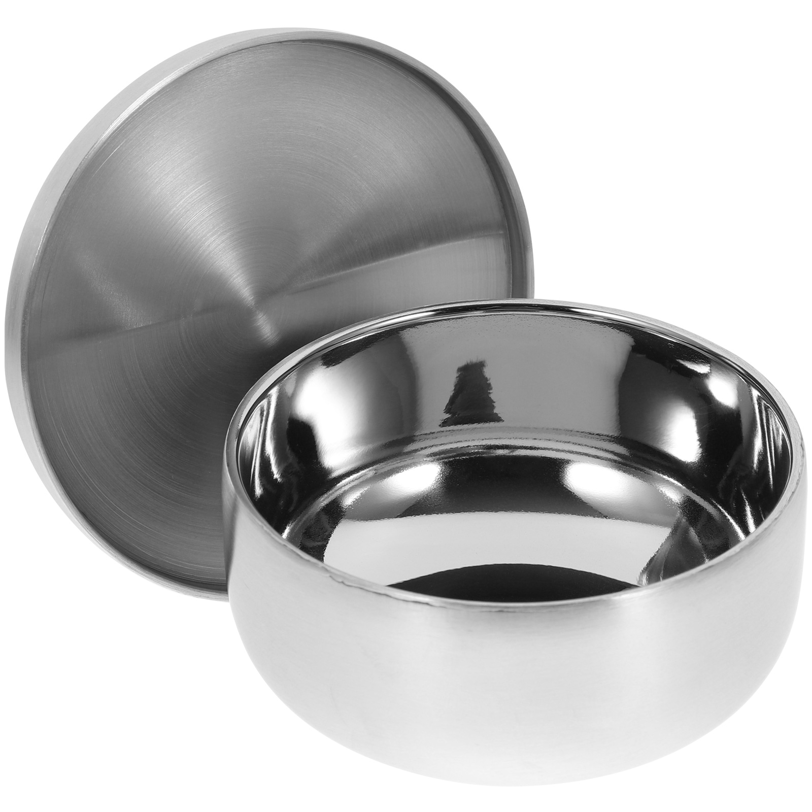 Shaving Cream - Practical Stainless Steel Men Shaving Bowl