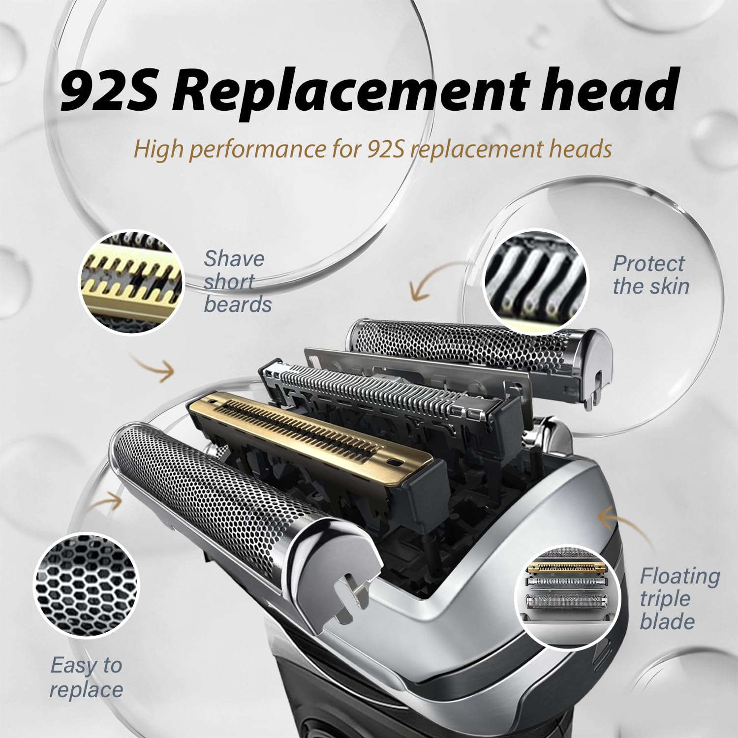 New 92S Replacement Foil Head  - Aftershave recension och pris
