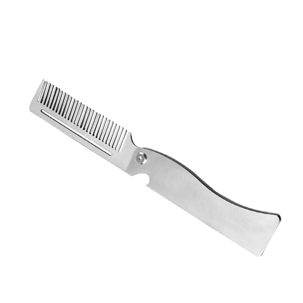 Folding Hair Comb Stainless St - Beard Oil recension och pris
