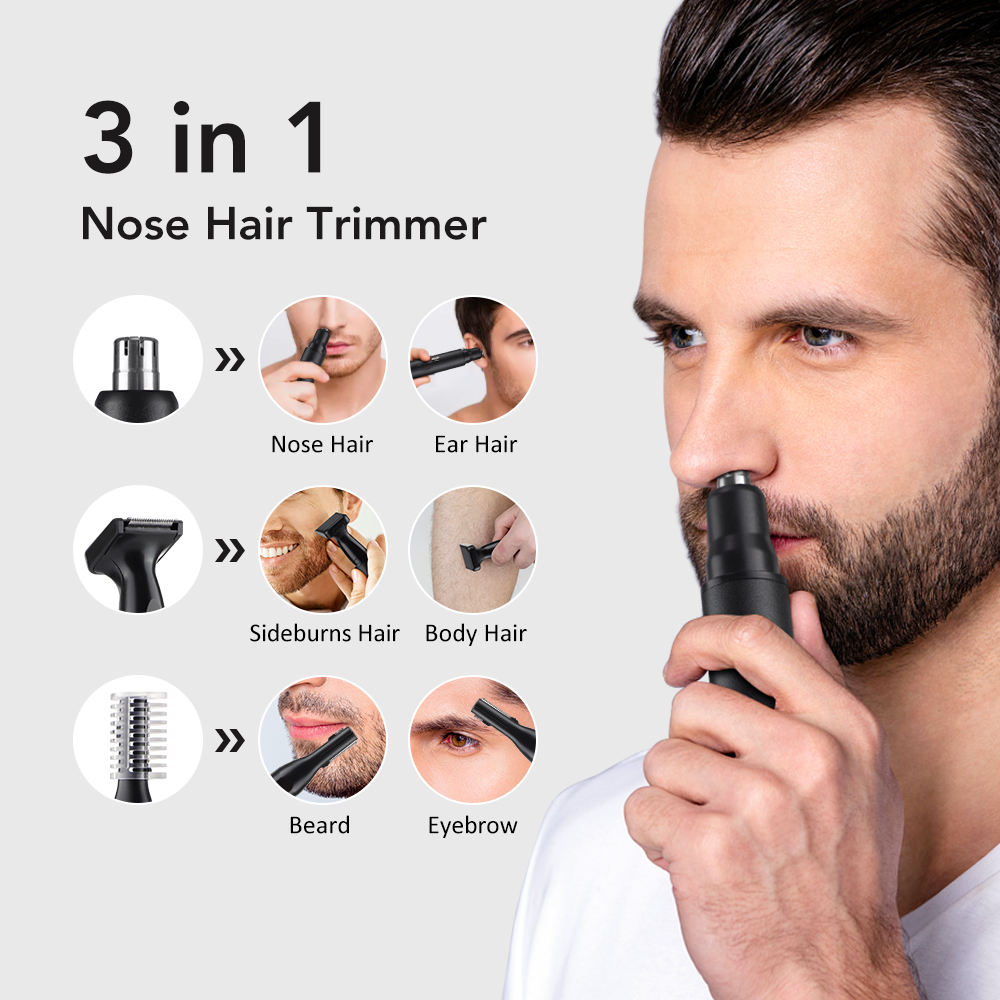 Electric Nose Ear Hair Trimmer - Nose Trimmer recension och pris
