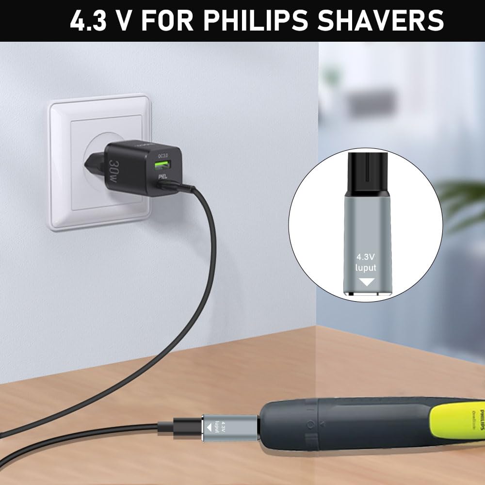 4.3V Type-C Shaver Adapter Cha - Aftershave recension och pris