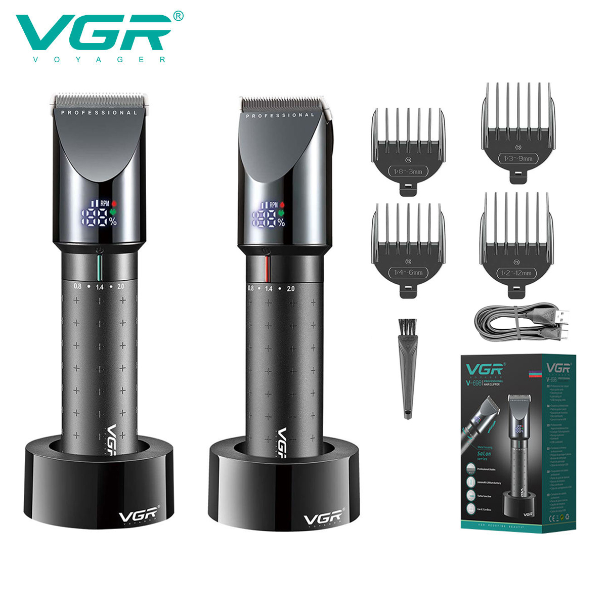 VGR 698 high-end hair clipper, - Electric Shaver Rotary recension och pris