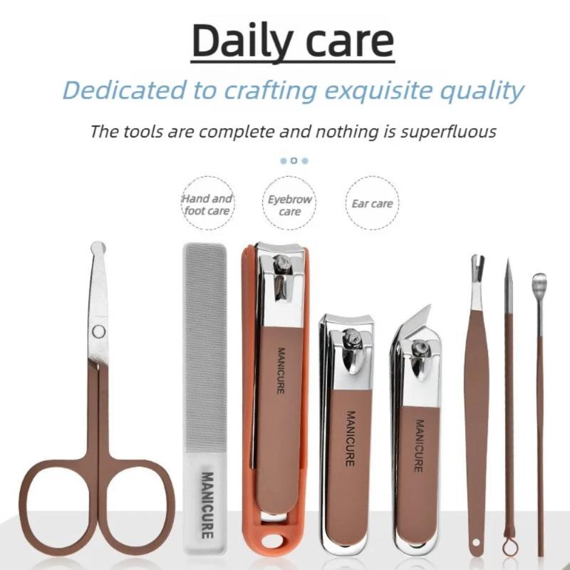 Nail Care Kit Anti-Splatter Ma - Mens Grooming Travel Kit recension och pris