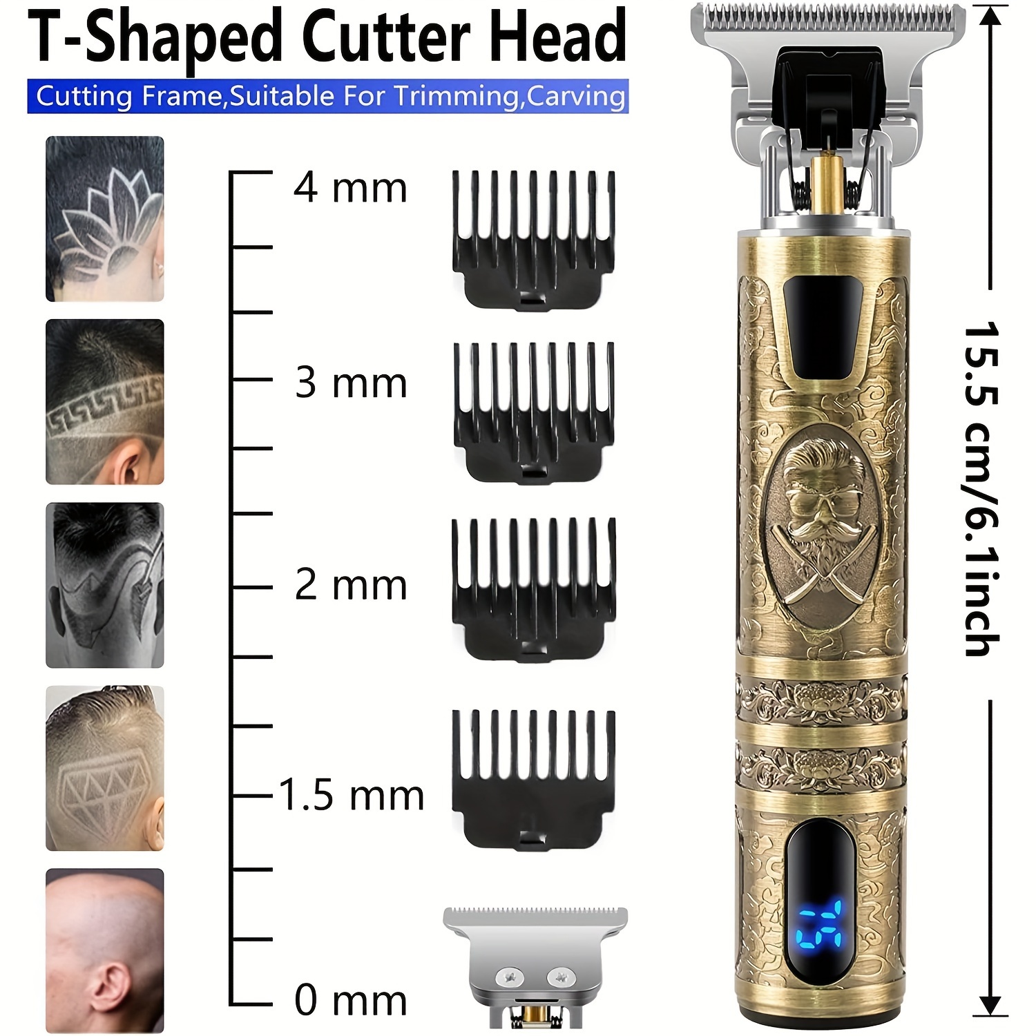 Electric Hair Clipper With LCD - Beard Oil recension och pris