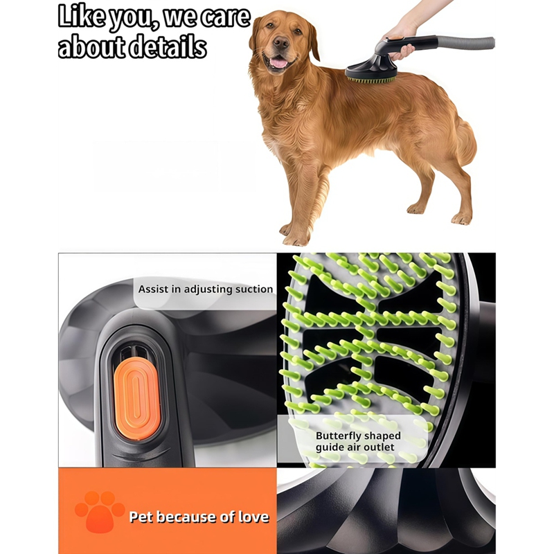 Shedding Brush Vacuum Attachme - Grooming Kit recension och pris