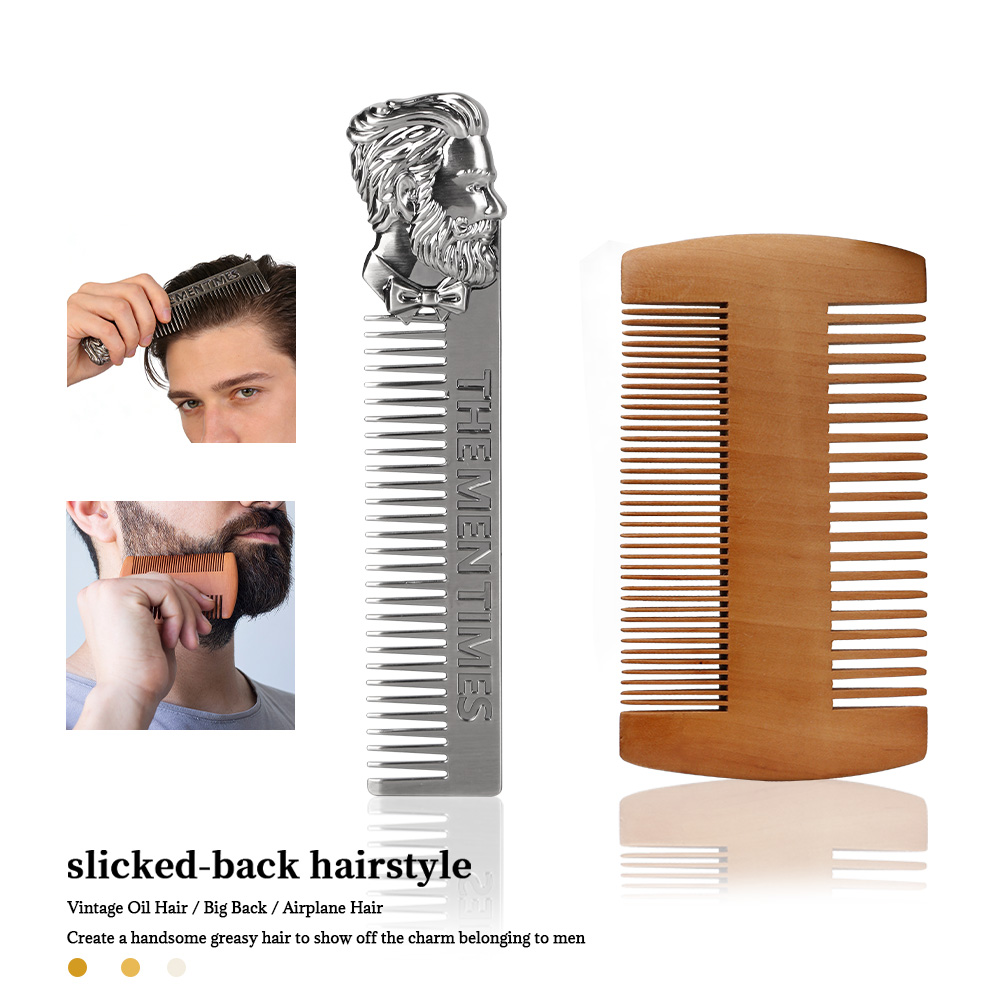 Men Vintage Beard & Hair Comb  - Men'S Grooming Hairstyles recension och pris